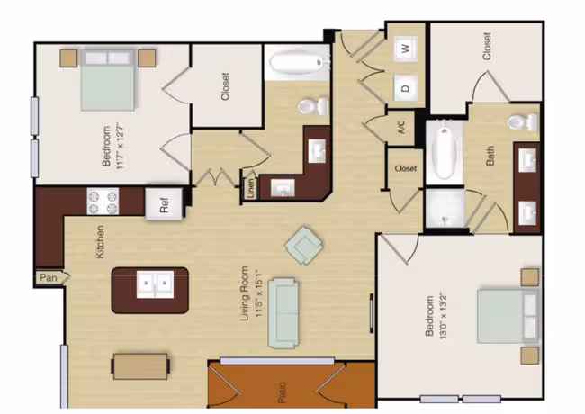 B2 - B2 1-1154 floor plan